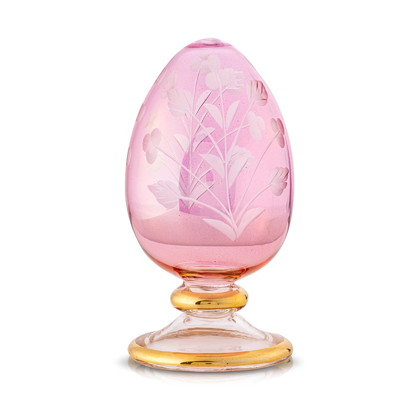 Egyptian Glass Eggs (Pink)